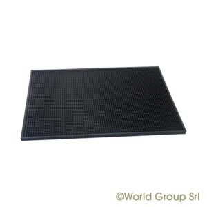 Tapis de bar solide Noir 30x45 cm