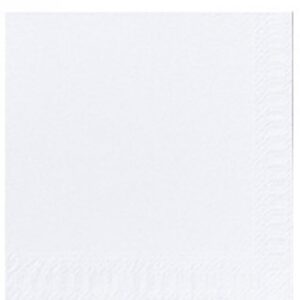 Serviettes à Cocktail 2 Couches Blanches - Lot de 250