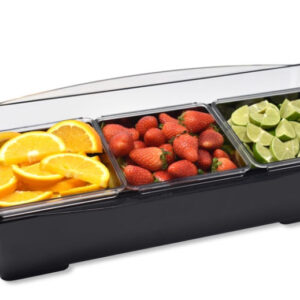 Support à Garnitures Premium 3xL Noir