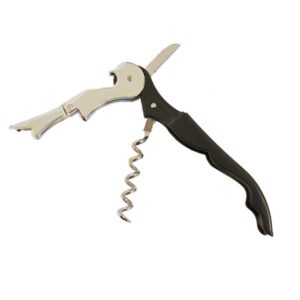 Tire-bouchon Noir à Double Portée