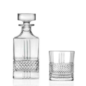 Ensemble de Whisky RCR Brilliante (1 Carafe + 6 Verres)