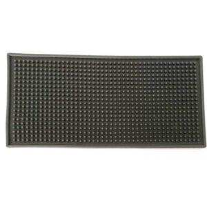 Tapis de Bar Noir Souple 15x30 cm