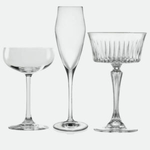 Verres à Champagne et Coupes