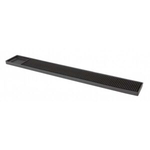 Tapis de bar noir 60x8 cm