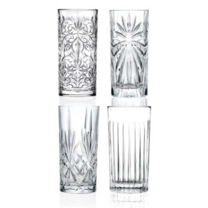 Ensemble de Verres Highball RCR Mixology (4 Pièces)