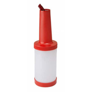 Bouteille à Jus Rapide 1 Litre Rouge