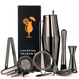 Ensemble de Shaker Boston Noir 11 Pièces