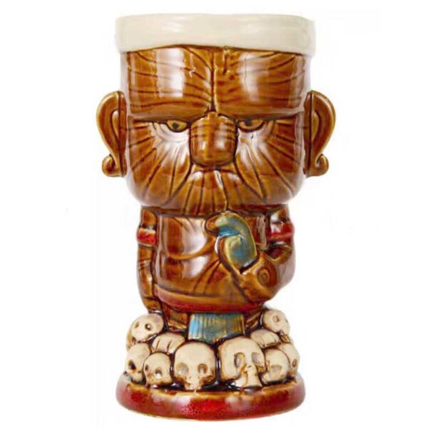 Crâne Tiki Garçon 49 cl Marron